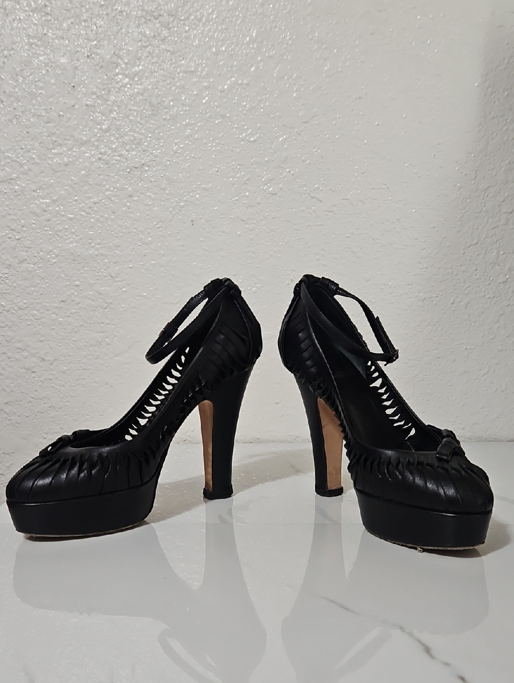 Christian Dior Def Anniversary Esca Cut-Out Ankle Strap Platform Sandals - Picture 6 of 11